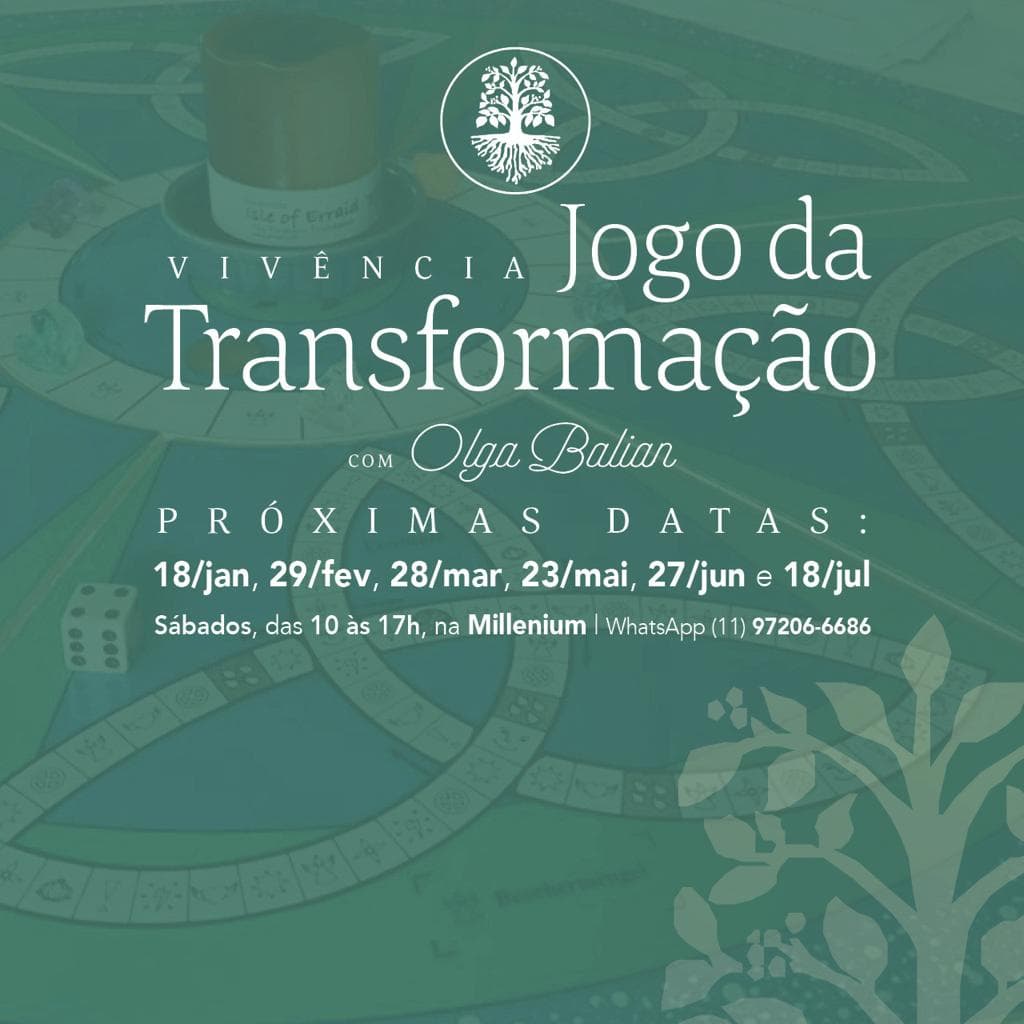 Vivência Jogo da Transformação - Grupo (até 3 pessoas) - Loja Taygeta  Editora e Consultoria